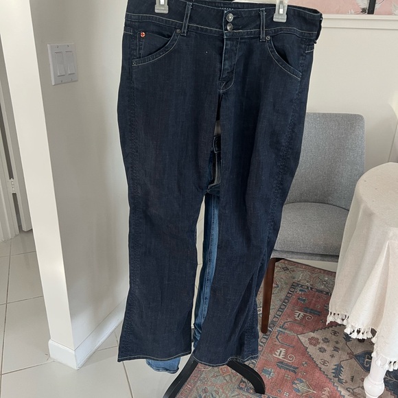 Hudson Signature Bootcut Jeans flap Pocket size 31x33 Mid rise Stretch Woman’ - Picture 1 of 11